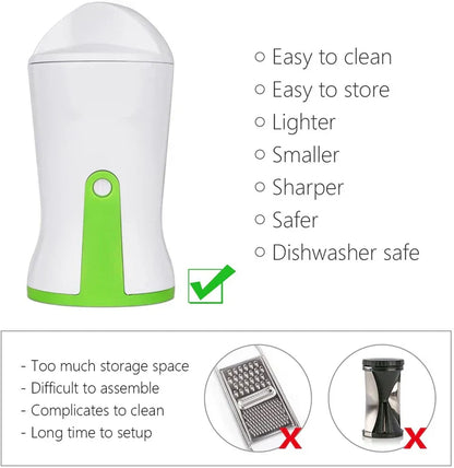 Heavy Duty Vegetable Spiralizer Slicer Portable Blades Spiral Slicer Cutter Zucchini Pasta Noodle Peeler Spaghetti Spiral Slicer